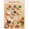 imageSweese 5 Inch Porcelain Small 10 oz Bowls Set of 6 for Dessert  Ice cream  Soup  Rice  Fruits  Small Portions  Microwave Dishwasher and Oven Safe  WhiteWhite