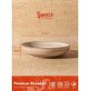 imageSweese Pasta Bowls Set of 6 30 Ounce Ceramic Salad Plates for Dishwasher ampamp Microwave Safe  Solid Salad Bowls Soup Bowls  Deep Plates Lipped Edges Oven Safe Porcelain Plates Serving BowlsNeutral