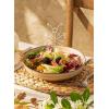 imageSweese Pasta Bowls Set of 6 30 Ounce Ceramic Salad Plates for Dishwasher ampamp Microwave Safe  Solid Salad Bowls Soup Bowls  Deep Plates Lipped Edges Oven Safe Porcelain Plates Serving BowlsNeutral