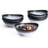 imageSweese Porcelain Handmade Small 10 Oz Bowls Set of 6 for Dessert  Ice cream  Soup  Rice  Fruits  Small Portions  Microwave Dishwasher and Oven Safe Each Different4 Inch4 Ounce