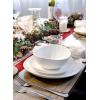 imageSweese 8 Inch Porcelain 42 oz Serving Bowls Set of 4 for Salad  Soup  Snacks  Pasta  Microwave Dishwasher and Oven Safe  WhiteWhite