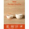 imageSweese 8 Inch Porcelain 42 oz Serving Bowls Set of 4 for Salad  Soup  Snacks  Pasta  Microwave Dishwasher and Oven Safe  WhiteWhite