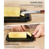 imageSweese Butter Dish with Lid for Countertop  Butter Container  Butter Saver 4oz Beautiful Small Butter Tray for East West Coast Butter Fridge Dishwasher SafeBlack