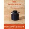 imageSweese French Butter Dish  Butter Crock for Counter with Water Line for Fresh Spreadable Butter  French Butter Keeper with Lid  Housewarming Gift For The One Who Has It All  WhiteBlack