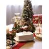 imageSweese Large Butter Dish with Lid for Countertop Porcelain 8oz Butter Keeper with Handle Cover Design 77 Inch Butter Container Perfect for EastWest Coast Butter WhiteWhite