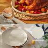 imageSweese Oval Serving Platters 145 Inch Beige Porcelain Serving Platters for Party Large Serving Trays Serving Plates for Fish Dish Steak Restaurant Thanksgiving Serving Dish Set of 2Beige