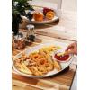 imageSweese Oval Serving Platters 145 Inch White Porcelain Serving Platters for Party Large Oval Serving Trays Serving Plates for Fish Dish Steak Restaurant Dessert Shop Set of 2