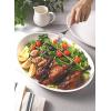 imageSweese Oval Serving Platters 145 Inch White Porcelain Serving Platters for Party Large Oval Serving Trays Serving Plates for Fish Dish Steak Restaurant Dessert Shop Set of 2