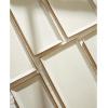 imageSweese Serving Platters Porcelain Vanilla White with Brown Trim Serving Trays for Parties Food and Turkey Large Rectangular Plates  155 Inch Set of 4138 Inch