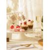 imageSweese 10Inch Porcelain Cake Stand Round Dessert Stand Cupcake Stand for Birthday Parties Weddings Baby Shower and Other Events White10 x 10 x 35