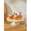 imageSweese 10Inch Porcelain Cake Stand Round Dessert Stand Cupcake Stand for Birthday Parties Weddings Baby Shower and Other Events White10 x 10 x 35