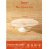 imageSweese 10Inch Porcelain Cake Stand Round Dessert Stand Cupcake Stand for Birthday Parties Weddings Baby Shower and Other Events White126