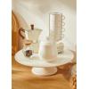 imageSweese 10Inch Porcelain Cake Stand Round Dessert Stand Cupcake Stand for Birthday Parties Weddings Baby Shower and Other Events White126