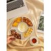 imageSweese Porcelain Divided Serving Dishes Relish Tray Serving Bowls for Parties  Perfect for Chips and Dip Veggies Candy and Snacks WhiteWhite