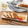 imageSweese Rectangular Porcelain Platters Serving Trays for Parties  138 Inch Set of 4 WhiteWhite