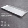 imageSweese Rectangular Porcelain Platters Serving Trays for Parties  138 Inch Set of 4 WhiteWhite