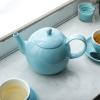 imageSweese Teapot Porcelain Tea Pot with Stainless Steel Infuser Blooming ampamp Loose Leaf Teapot  27ounce LilacTurquoise