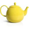 imageSweese Teapot Porcelain Tea Pot with Stainless Steel Infuser Blooming ampamp Loose Leaf Teapot  27ounce LilacYellow