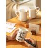 imageSweese White Coffee Mug Porcelain 11 Oz Coffee Mugs Set of 6 Ceramic Coffee Cups with Handle for Coffee Tea Cocoa Cappuccino Latte and Mulled DrinksWhite