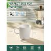 imageSweese 35oz Porcelain Espresso Cups Set of 4 Mini Coffee Mugs Demitasse Cups  WhiteWhite