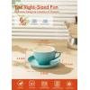 imageSweese 6 Ounce Cappuccino Cups with Saucers Porcelain Double Espresso Cups Set of 6  WhiteMulticolor