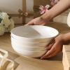 imageSweese 975 Large Pasta Bowls 50 Ounces Salad Bowls Set for Serving Pasta Noodle Soup Dinner Large Kitchen Bowl Set of 4 Microwave and Dishwasher Safe WhiteWhite
