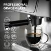 imageSweese Clear Coffee Mugs  8 oz Double Wall Glass Coffee Mugs Set of 4 Perfect for Espresso Latte Cappuccino