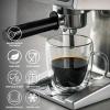 imageSweese Double Wall Glass Coffee Mugs  125 oz Insulated Clear Coffee Mugs Set of 2 Perfect for Espresso Cappuccino Latte Americano Tea Bag Beverageset of 2