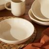 imageSweese Pasta Bowls 22 Ounce Salad Serving Bowls Set of 6 76 Inch Porcelain Plates for Serving Dinner Salad  Microwave Dishwasher Safe Cool Assorted ColorsBeige