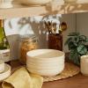 imageSweese Pasta Bowls 22 Ounce Salad Serving Bowls Set of 6 76 Inch Porcelain Plates for Serving Dinner Salad  Microwave Dishwasher Safe Cool Assorted ColorsBeige