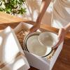 imageSweese Porcelain Serving Bowls for Entertaining 10182842 Ounce Microwave ampamp Dishwasher Safe Large Serving Dishes Prep Salad Bowls for Thanksgiving Christmas WhiteWhite Grey