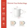 imageSweese Stackable Coffee Mugs  10 Oz Porcelain Cups for Specialty Coffee Drinks Cappuccino Cafe Mocha Latte and tea Set of 6 Cool Assorted ColorsWhite