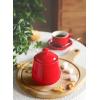 imageSweese 12 Ounce Porcelain Sugar Bowl Sugar Canister with Spoon and Lid for Home and Kitchen Red  481104