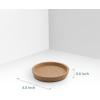 imageSweese Cork Coasters  4 Inch Perfect for Most Kind of Mugs  Protect Your Table from a Liquid Ring  Set of 10Corkwith Rim