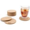 imageSweese Cork Coasters  4 Inch Perfect for Most Kind of Mugs  Protect Your Table from a Liquid Ring  Set of 10Cork