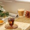 imageSweese 5oz Double Wall Glass Espresso Cups Set of 2 Espresso Shot Cups Perfect for Cappuccino Latte Tea
