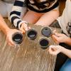 imageSweese 5oz Double Wall Glass Espresso Cups Set of 4 Clear Glass Espresso Shot Cups Perfect for Cappuccino Latte Tea