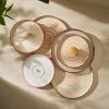 imageSweese 78 Inch Porcelain Dessert Plates Set of 6  Gradient Salad Plates Microwave ampamp Dishwasher Safe ScratchResistant Elegant HighEdge Design for Appetizers Cakes Pasta  NeutralNeutral