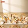 imageSweese Plates and Bowls Sets 18 Piece Dinnerware Set Porcelain Round Dinner Set for 6 Scratch Resistant Dishes Set Dishwasher and Oven Microwave Safe Handpainted Swirl Dishware Sets Assorted GreenNeutral Colors