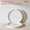 imageSweese Porcelain Dinner Plates Set of 6 105 Inch Dish Set  Dishwasher Microwave Oven Safe Scratch Resistant Kitchen Serving Dishes  White105 Inch for 6