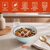 image:imageSweese 10 oz Ceramic Bowls Set of 6 White Cereal Bowls for Yogurt Fruit Dessert Oatmeal and Snacks Stackable Small Serving Bowls for Breakfast and Everyday UseNew Blue