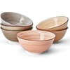 image:imageSweese 10 oz Ceramic Bowls Set of 6 White Cereal Bowls for Yogurt Fruit Dessert Oatmeal and Snacks Stackable Small Serving Bowls for Breakfast and Everyday UseNeutral