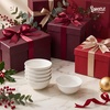 image:imageSweese 10 oz Ceramic Bowls Set of 6 White Cereal Bowls for Yogurt Fruit Dessert Oatmeal and Snacks Stackable Small Serving Bowls for Breakfast and Everyday UseWhite