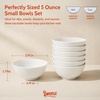 image:imageSweese 10 oz Ceramic Bowls Set of 6 White Cereal Bowls for Yogurt Fruit Dessert Oatmeal and Snacks Stackable Small Serving Bowls for Breakfast and Everyday UseWhite