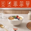 image:imageSweese 10 oz Ceramic Bowls Set of 6 White Cereal Bowls for Yogurt Fruit Dessert Oatmeal and Snacks Stackable Small Serving Bowls for Breakfast and Everyday UseWhite