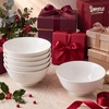 image:imageSweese 10 oz Ceramic Bowls Set of 6 White Cereal Bowls for Yogurt Fruit Dessert Oatmeal and Snacks Stackable Small Serving Bowls for Breakfast and Everyday UseWhite