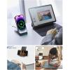 image3 in 1 Wireless Charging Station Fast Wireless Charger Stand for iPhone 1615141312 X Pro Max ampamp Apple WatchFoldable ampamp Double Coil Compatible with Apple Watch Ultra 8765 Airpods 23Pro