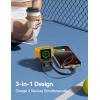 image5000mAh Portable Charger for Apple Watch18w Fast Charging Wireless iwatch Charger Power Bank with Builtin CableMagnetic 3 in 1 Portable Charger for iwatch 102UltraSeiPhone 1615SamsungBlack