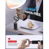 imageJOYROOM 360 Metal Ball ampamp Titanium Magsafe Airplane Phone Holder Travel Essentials for Airplane Phone Mount Universal Travel Phone Holder for Plane Travel Must Have for iPhone 16 15 14 13Black