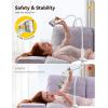 imageJOYROOM Gooseneck Phone Holder for Bed Upgrade Safety Lock Flexible Long Arm Phone Stand for Desk 720 Adjustable Overhead Phone Mount for iPhone 16 ampamp All 47quot DevicesWhite